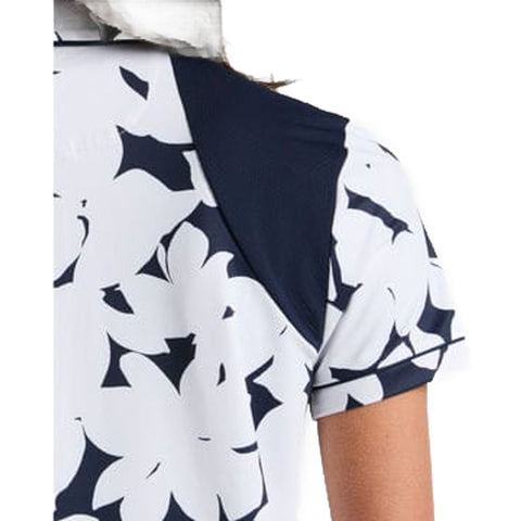 Riviera Floral Polo Shirt Damen