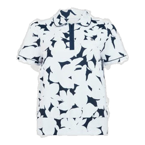 Riviera Floral Polo Shirt Damen