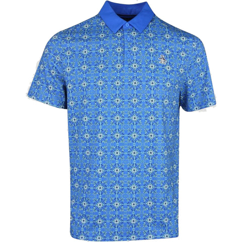 Pete's Cocktail Windowpane Golf Polo Herren