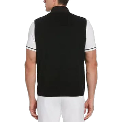 Full Zip Mixed Media Vest Herren