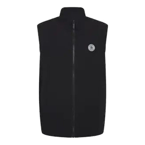 Full Zip Mixed Media Vest Herren