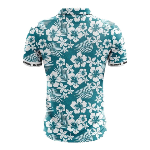 Hibiskus Poloshirt Herren