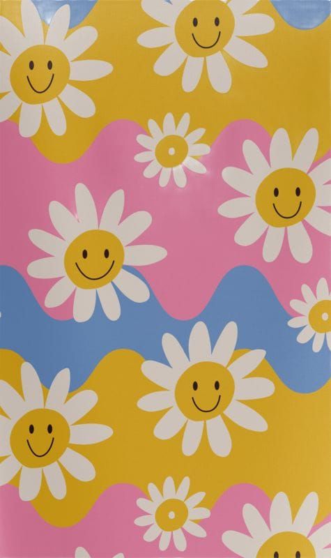 Retro Flower Polo Herren