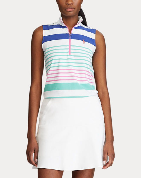 Sleeveless Quarter-Zip Golfpolo Damen
