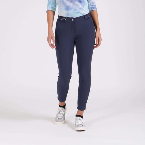 W Sabaudia Pants Dunkelblau Damen