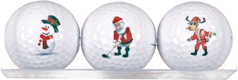 Schneemann-Nikolaus-Rentier Golfbälle