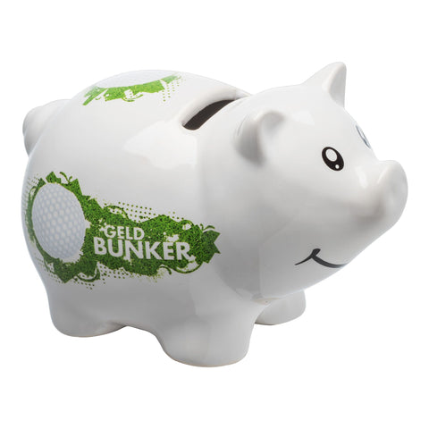 Sparschwein Geldbunker Porzellan