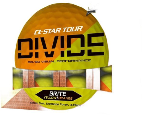 Q-Star Tour Divide 2 Golfbälle