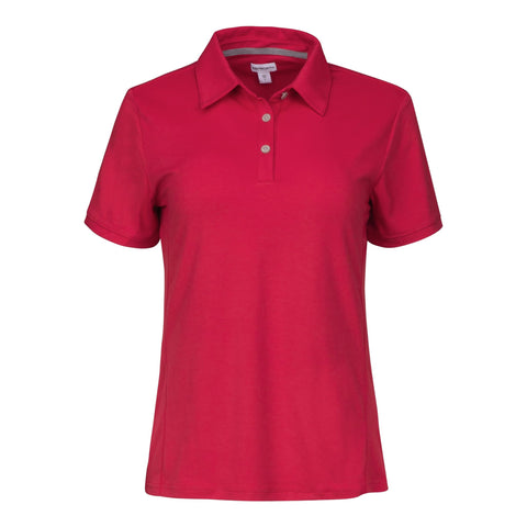 Polo Single-Color Poloshirt Damen