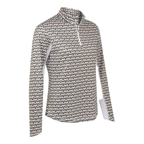 Chev Geo Sun Protect Golf Polo Damen