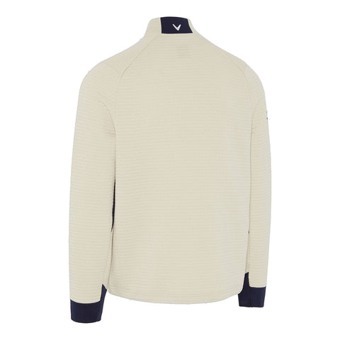 Midweight Textured 1/4 Zip Fleece Herren