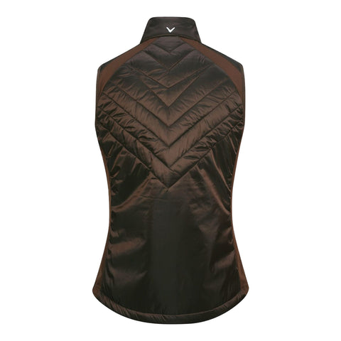 Engineered Chev Quilted Weste Damen