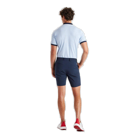 Embossed Logo Piqué Slim Fit Poloshirt Herren