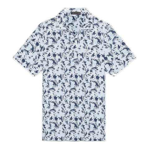 Palm Fronds Tech Piqué Slim Fit Golf Polo Herren