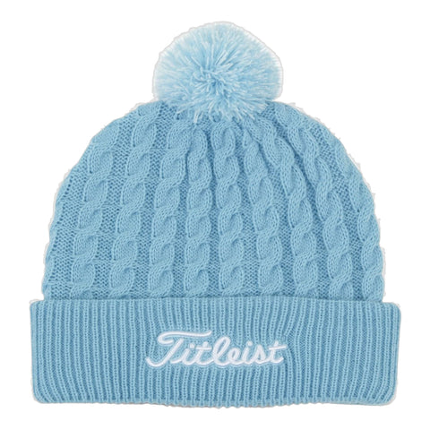 Cable Knit Pom Pom