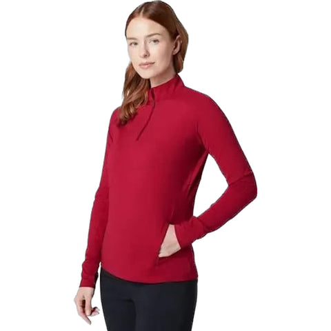 Lightweight Knit 1/4 Zip Sweatshirt Damen