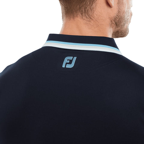 Solid Trim Poloshirt Herren