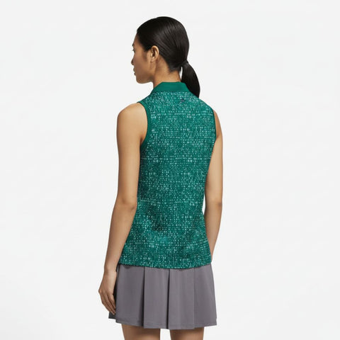 Ultimate365 Printed Sleeveless Polo Damen