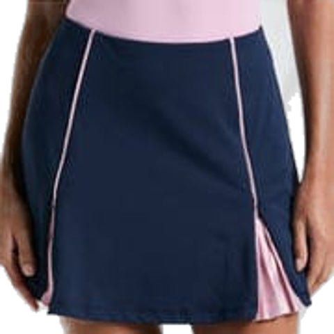High Waist Colorblock Skort Damen