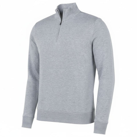 Wool Blend Lined 1/2 Zip Pullover Herren