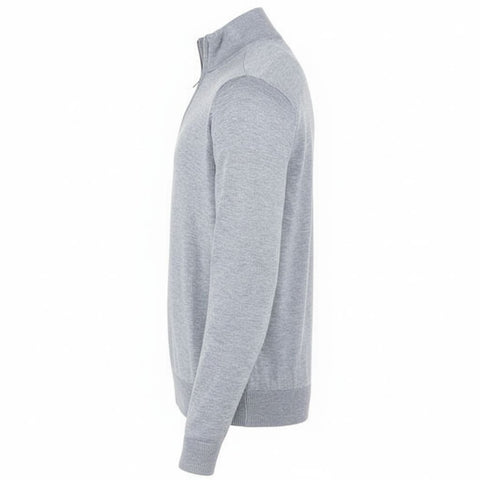 Wool Blend Lined 1/2 Zip Pullover Herren