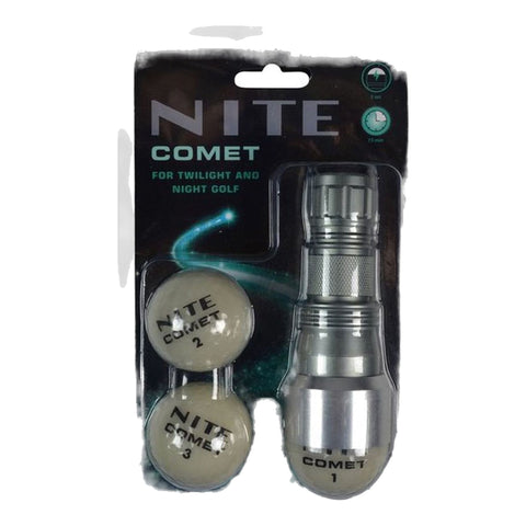 Comet Nite Golfbälle mit UV-Lampe